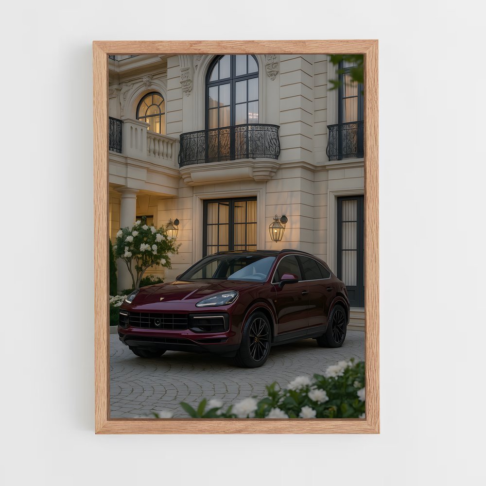 Poster Cayenne Glamour – affiche Porsche (vue 4)